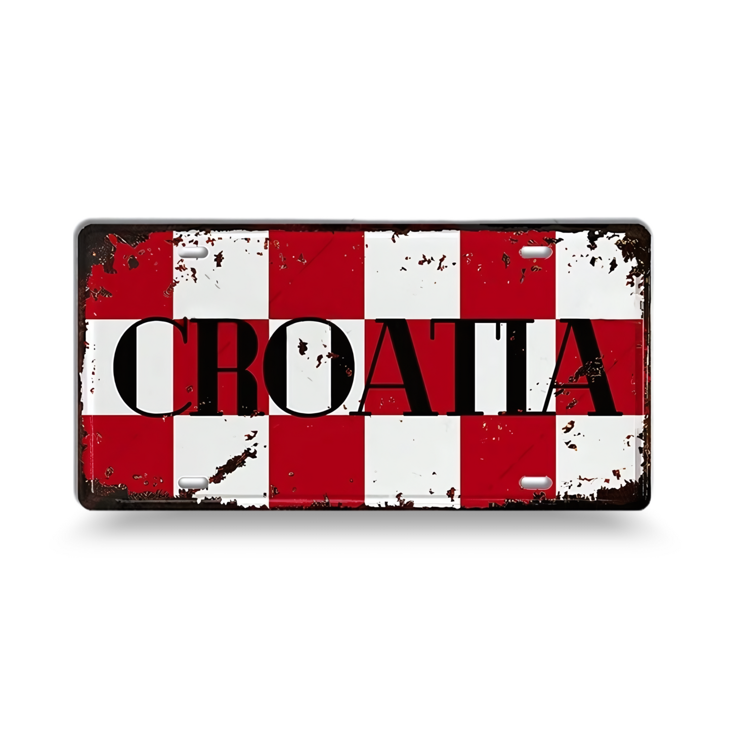 Vintage Football City License Plate Tin Sign • Metal Print Gift For Soccer Fan • Sports Decorative Plaque