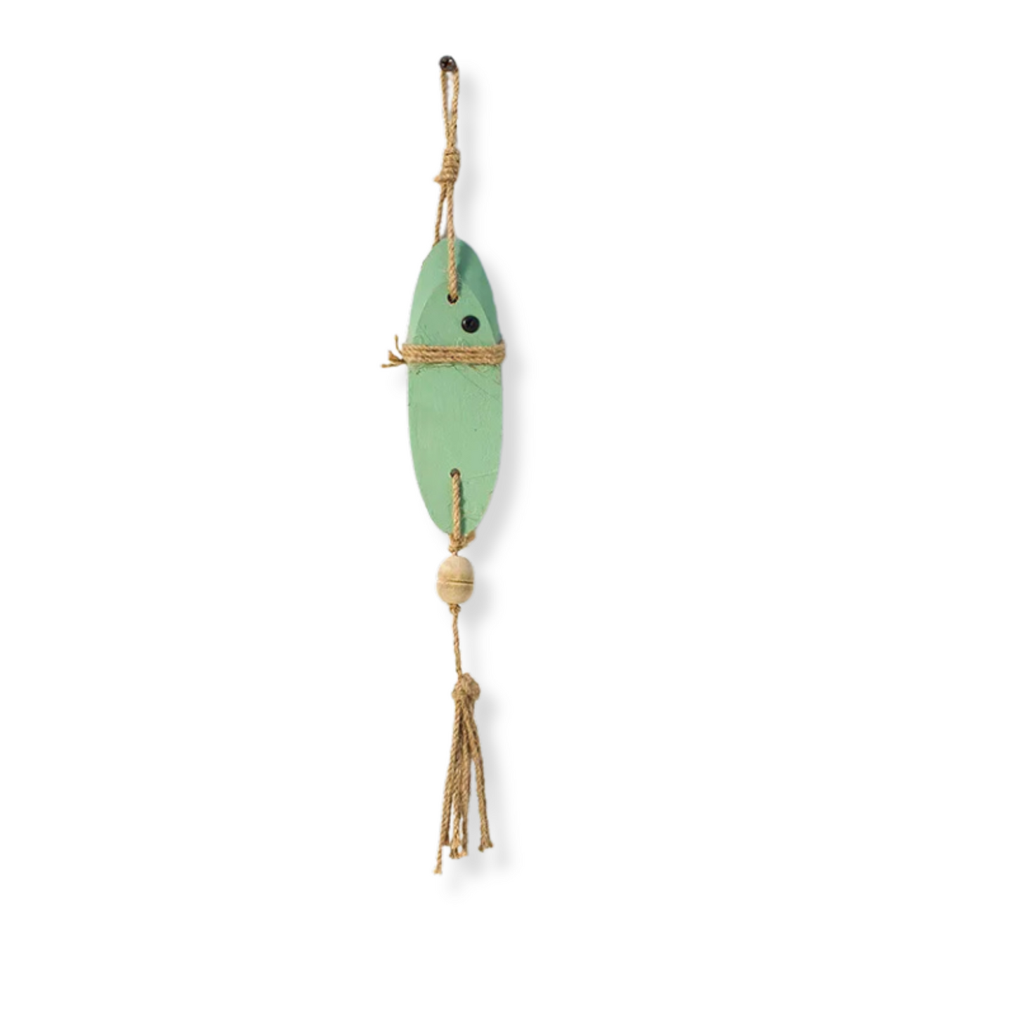 Beach House Wooden Wall Hanging • Fish Wall Art Mediterranean Home Decor • Tropical Coastal Handcraft Nautical Ornament • Papagaio Studio Online Shop