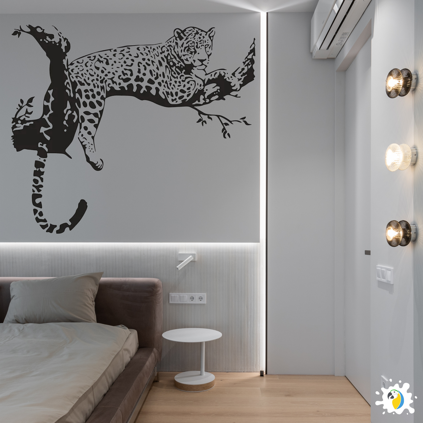 Brazil Pantanal Jaguar Wall Sticker, Cheetah Panther Animal Decal For Home Decor • Papagaio Studio Shop