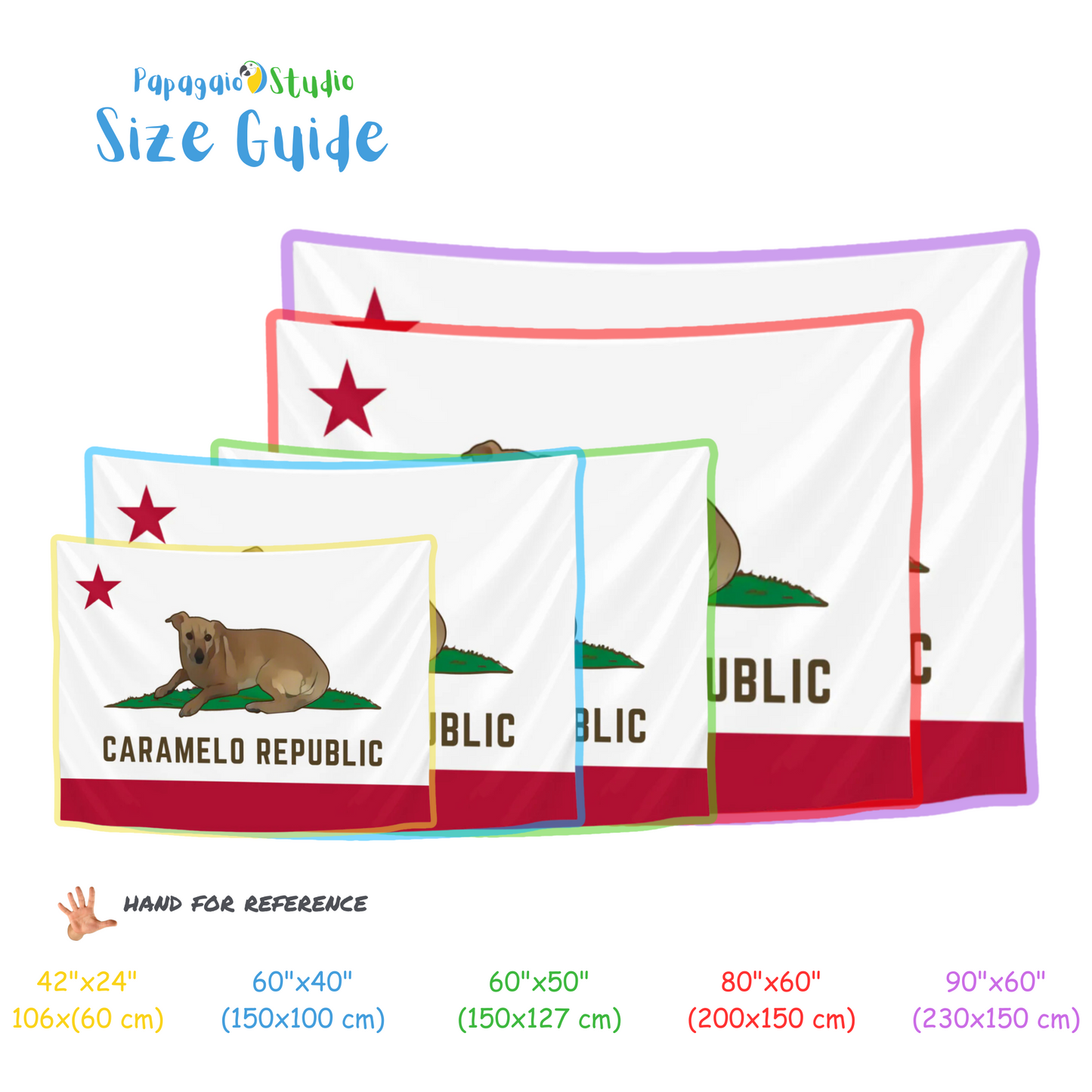 Caramelo Republic Parody Of The California Flag Wall Tapestry • Humorous Housewarming Gift Decor For Brazilians