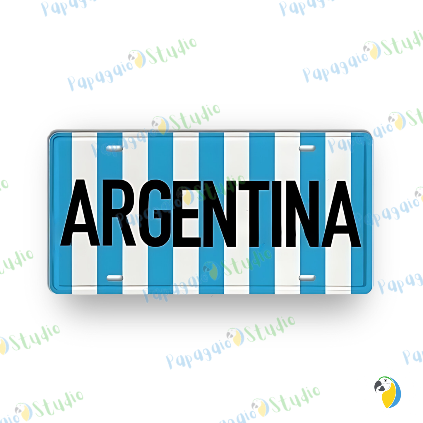 Football Jersey License Plate • Milan Barcelona Madrid Munich Manchester City Colors 15x30cm Tin Sign • Soccer Team Metal Print Wall Hanging • Papagaio Studio Design Shop