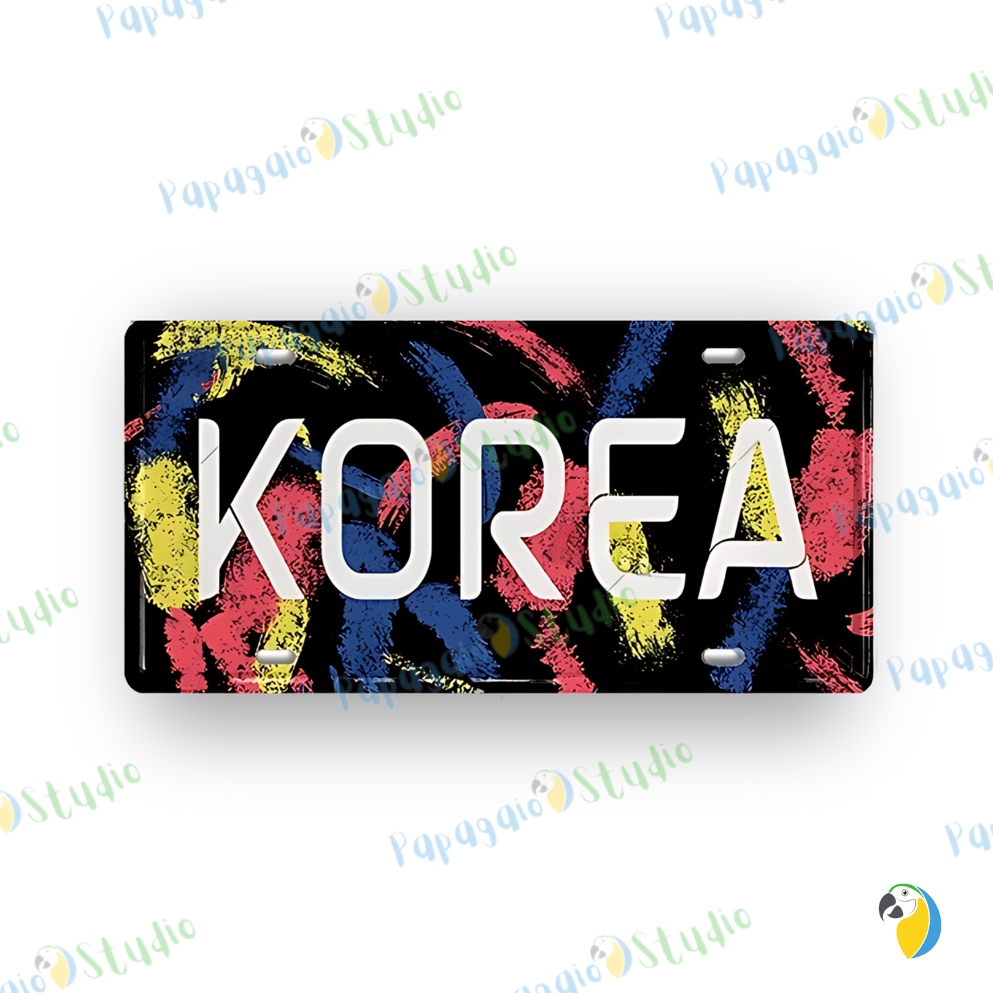 Football Jersey License Plate • Milan Barcelona Madrid Munich Manchester City Colors 15x30cm Tin Sign • Soccer Team Metal Print Wall Hanging • Papagaio Studio Design Shop
