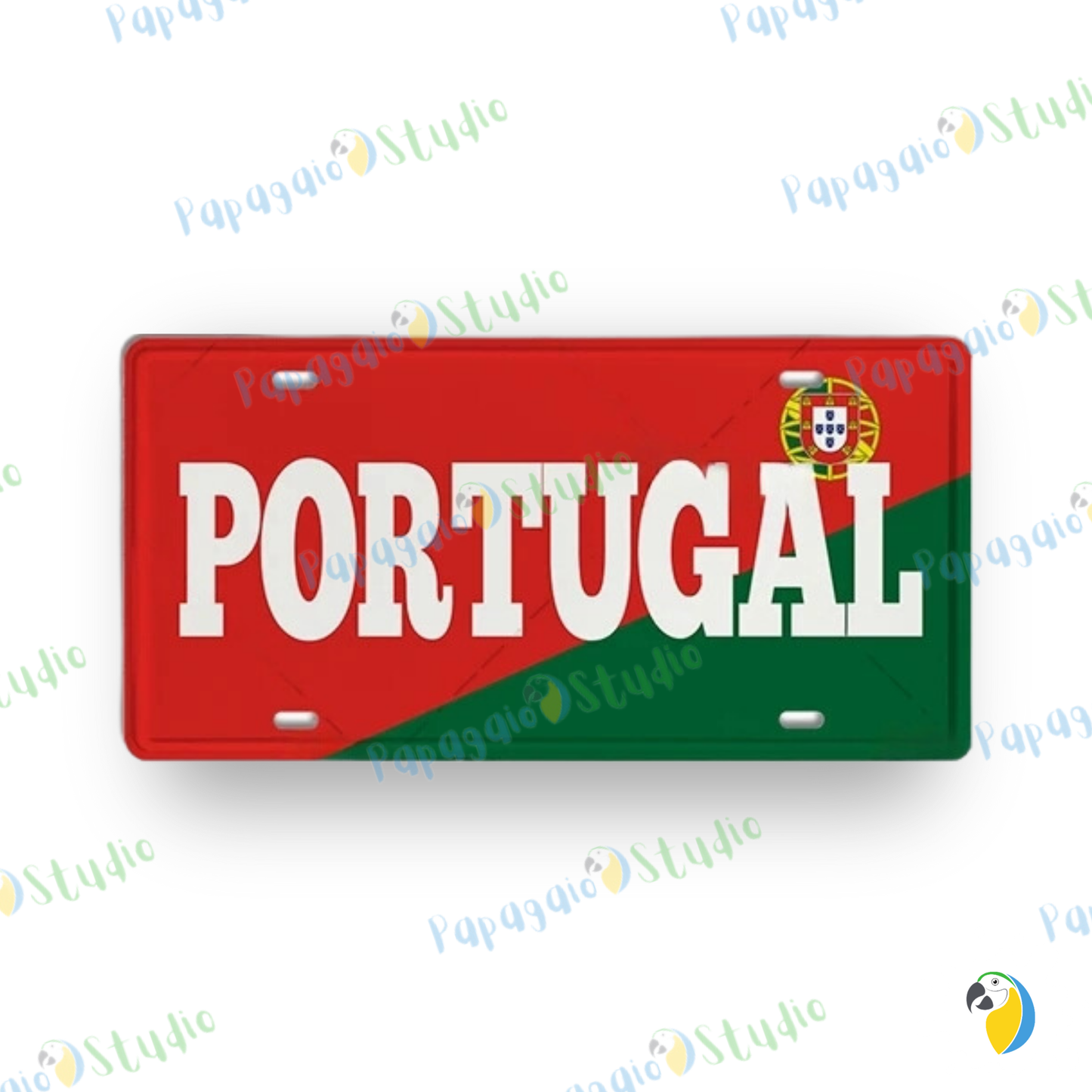 Football Jersey License Plate • Milan Barcelona Madrid Munich Manchester City Colors 15x30cm Tin Sign • Soccer Team Metal Print Wall Hanging • Papagaio Studio Design Shop