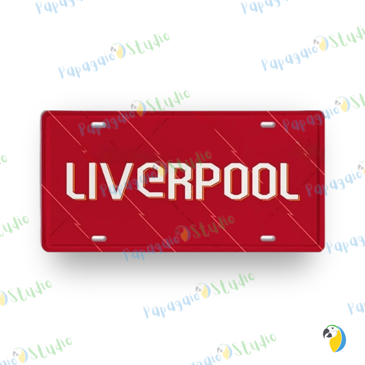 Football Jersey License Plate • Milan Barcelona Madrid Munich Manchester City Colors 15x30cm Tin Sign • Soccer Team Metal Print Wall Hanging • Papagaio Studio Design Shop