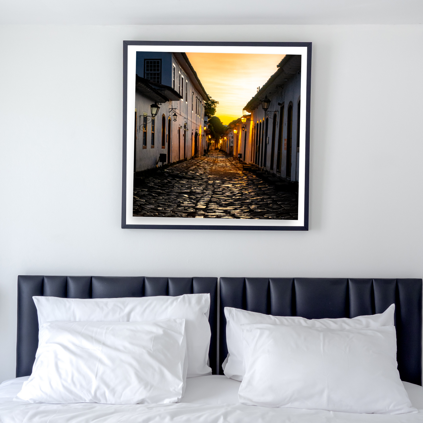 Paraty Rio De Janeiro Sunrise Photo Poster • Brazil Portuguese Colonial Architecture Photography Digital Print For Beach & Coastal Decor • Papagaio Studio Shop