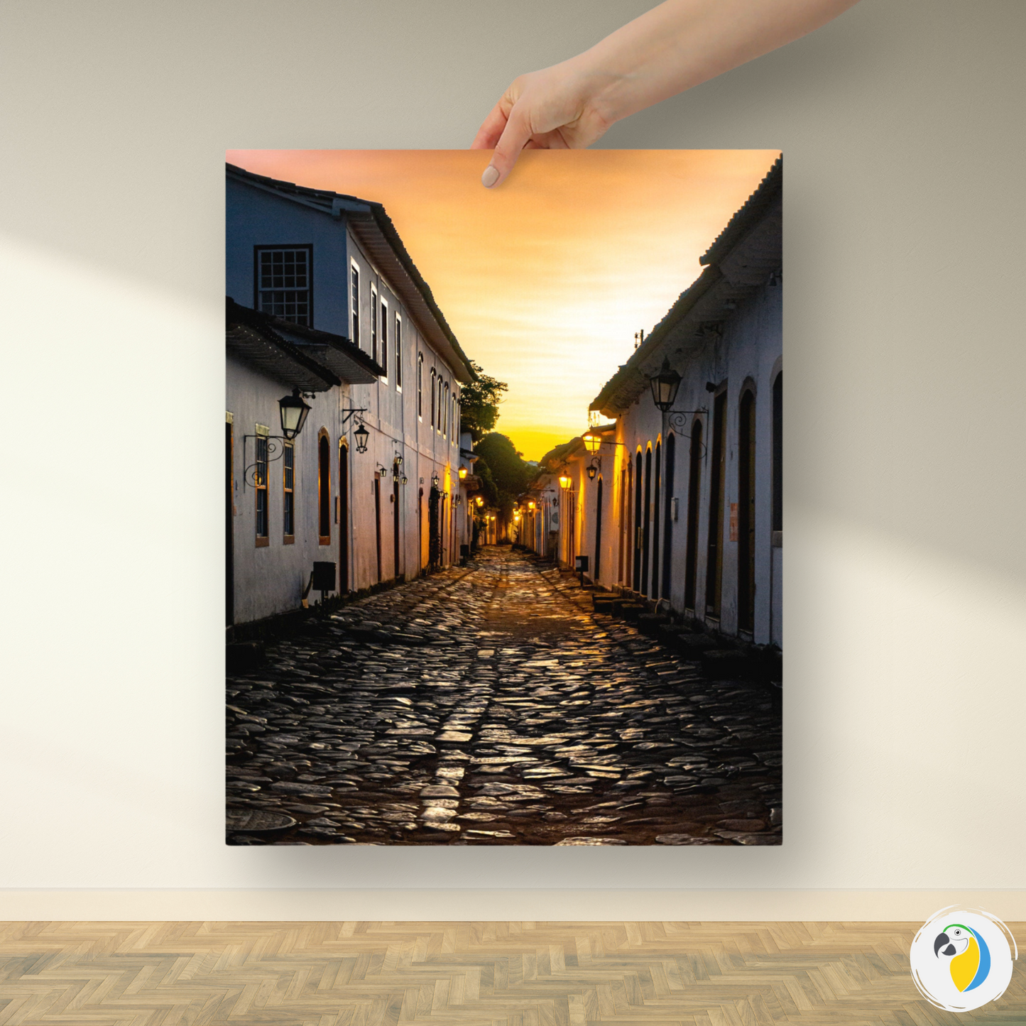Paraty Rio De Janeiro Sunrise Photo Poster • Brazil Portuguese Colonial Architecture Photography Digital Print For Beach & Coastal Decor • Papagaio Studio Shop