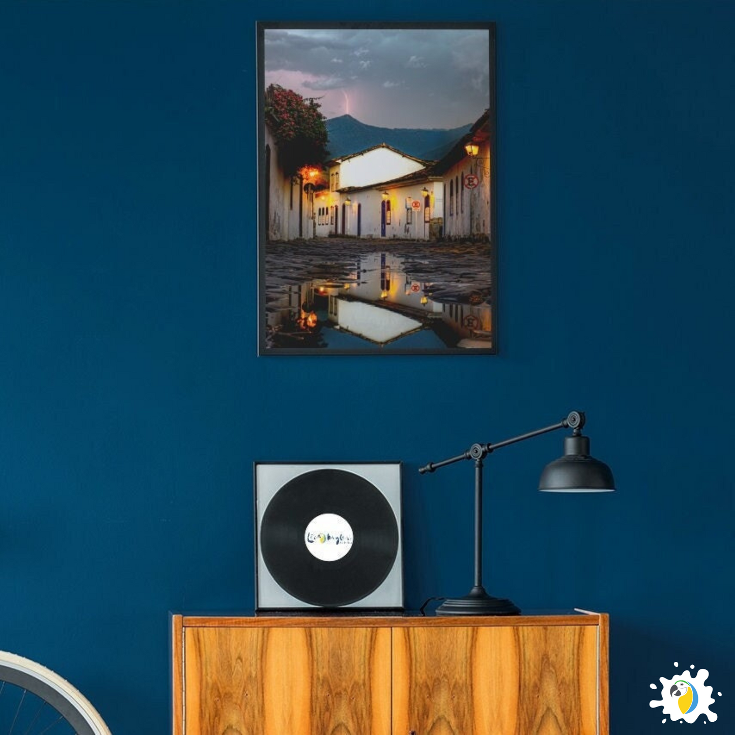 Raining Brazilian Serene Village Fine Art Photography Poster • Brazil Paraty Rio De Janeiro Landscape Urban Photography Tropical Print • Papagaio Studio Online Shop