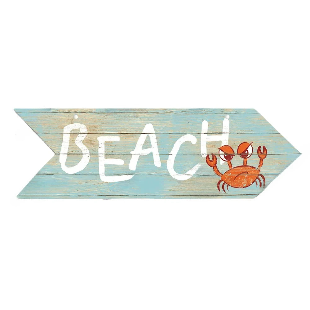 Coastal Charm Arrow Signs - 24 Beach-Inspired Designs • Papagaio Studio Design Shop