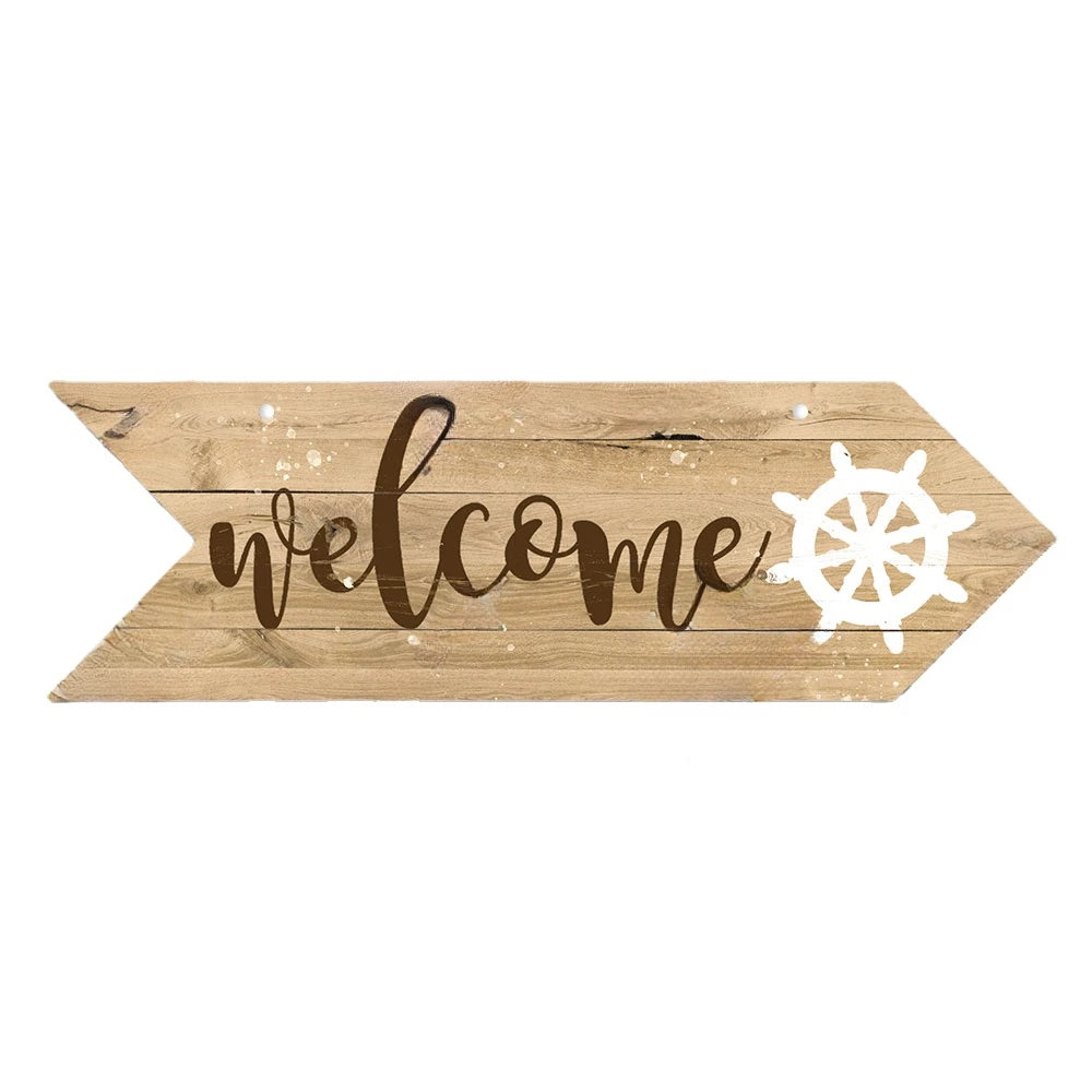 Coastal Charm Arrow Signs - 24 Beach-Inspired Designs • Papagaio Studio Design Shop