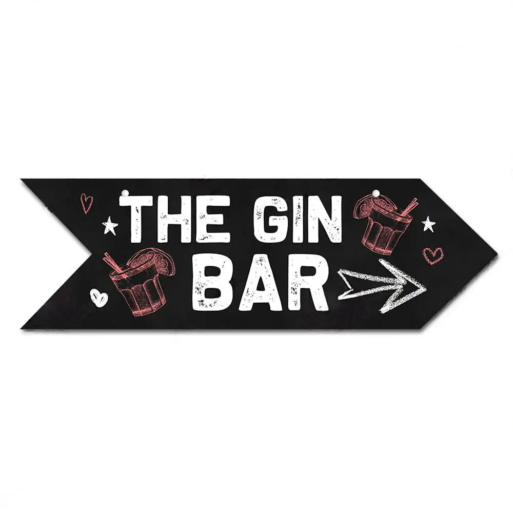 Rustic Bar And Pool Arrow Wooden Signs • Tiki Bar Indication Wood Plaque Wall Hanging For Beach House Coastal & Seaside Decor • Papagaio Studio Design Shop