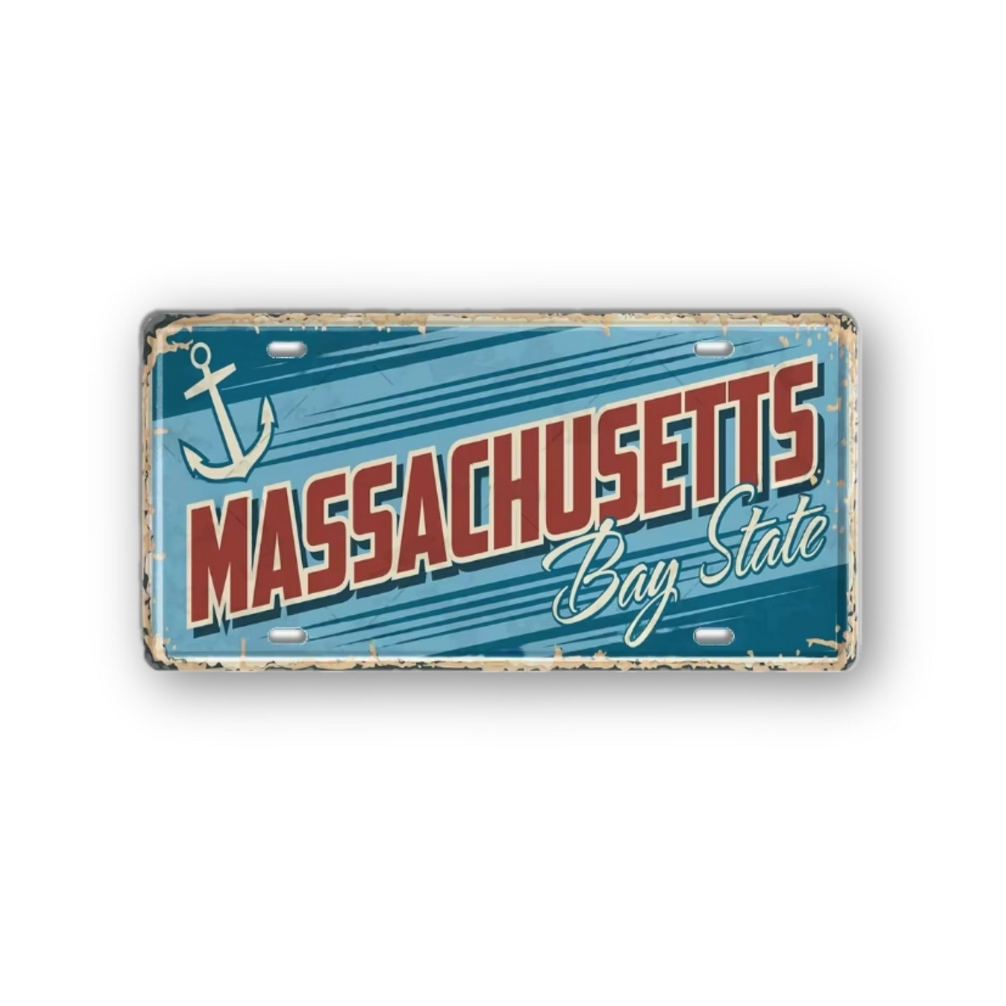 USA License Plate • United States Landmark Tin Sign • American Cities & States Metal Prints Decor Wall Hanging • Travel Souvenir Gift • Papagaio Studio Design Shop