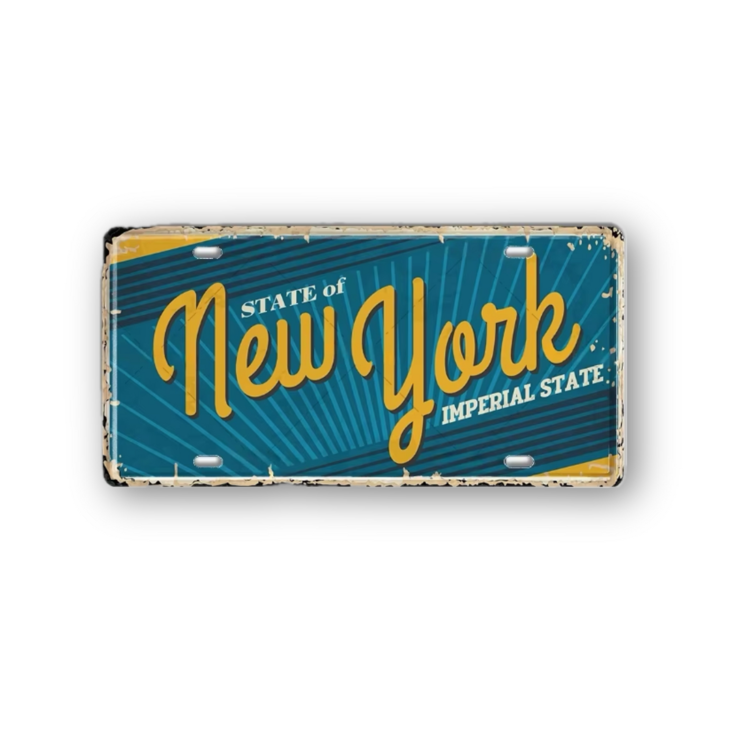 USA License Plate • United States Landmark Tin Sign • American Cities & States Metal Prints Decor Wall Hanging • Travel Souvenir Gift • Papagaio Studio Design Shop