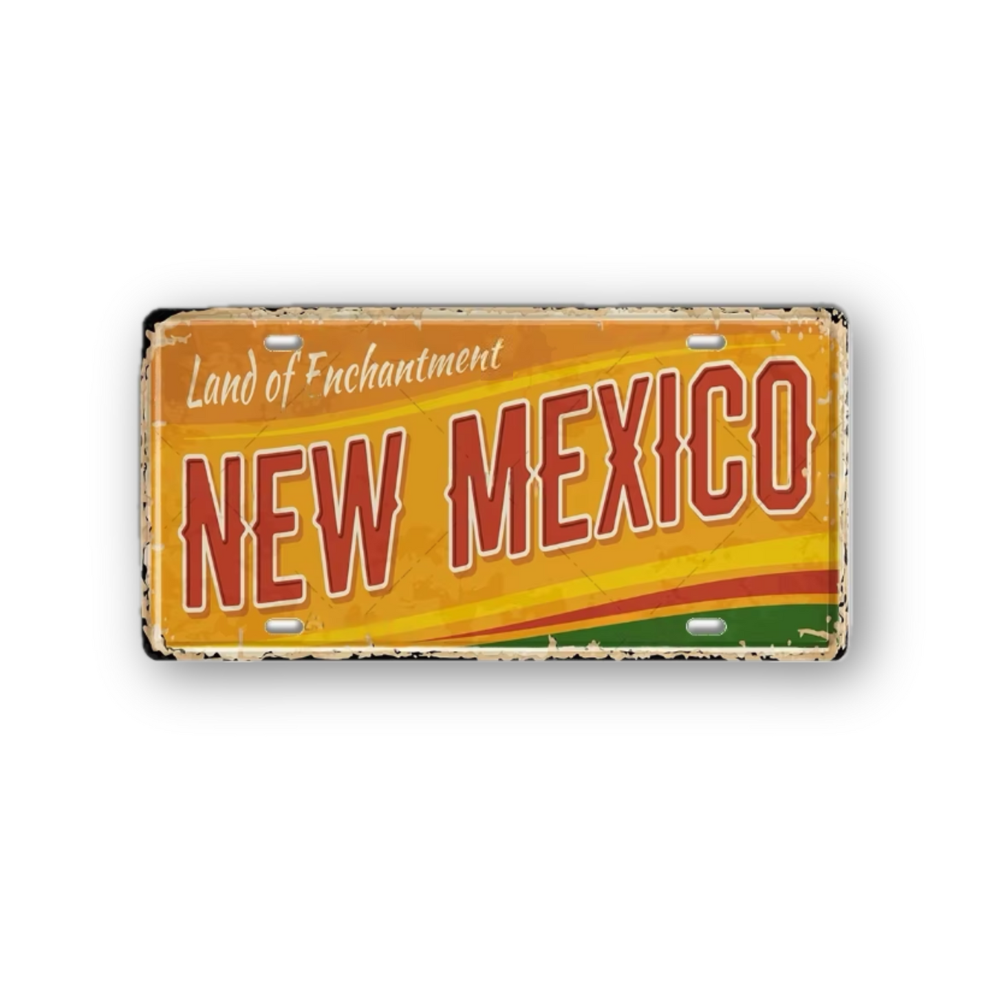 USA License Plate • United States Landmark Tin Sign • American Cities & States Metal Prints Decor Wall Hanging • Travel Souvenir Gift • Papagaio Studio Design Shop
