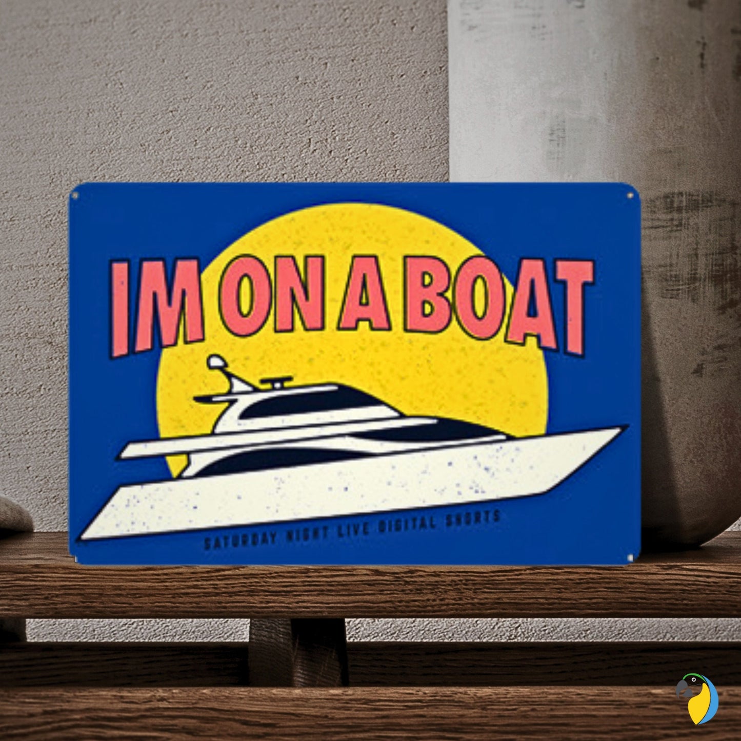Sailing Vintage Metal Print | Retro Boat Tin Sign | Ocean Sail Decoration Plaque For Man Cave | Beach & Coastal Wall Art Decor | Papagaio Studio Etsy Shop