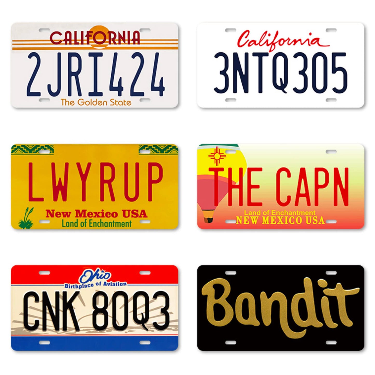 Movie Car License Plate Tin Sign | Film Cinema Decorative Metal Plaque | Creative Wall Hanging Decor For Living Room Man Cave Garage Bedroom