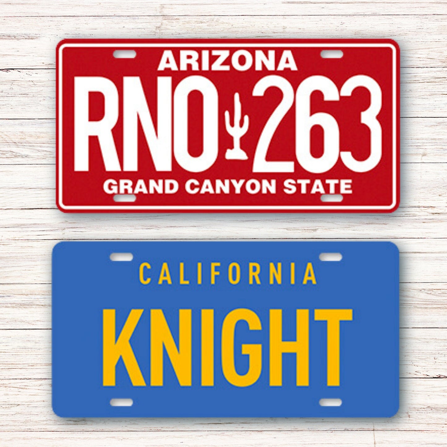 Movie Car License Plate Tin Sign | Film Cinema Decorative Metal Plaque | Creative Wall Hanging Decor For Living Room Man Cave Garage Bedroom | Papagaio Studio Etsy Shop