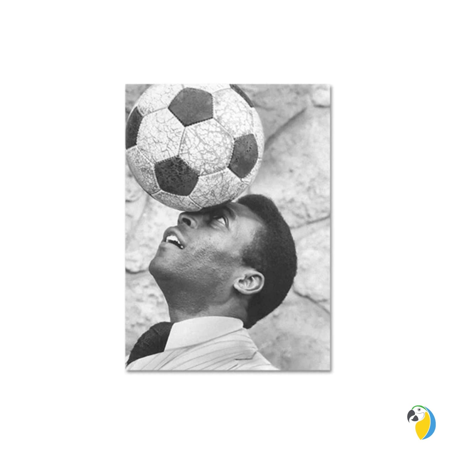 Pele Poster | The King Of Football Digital Print | Brazilian Legend Wall Decor | Brazil Soccer Vintage Canvas | Sports Fan Photography Art | Papagaio Studio Etsy Shop