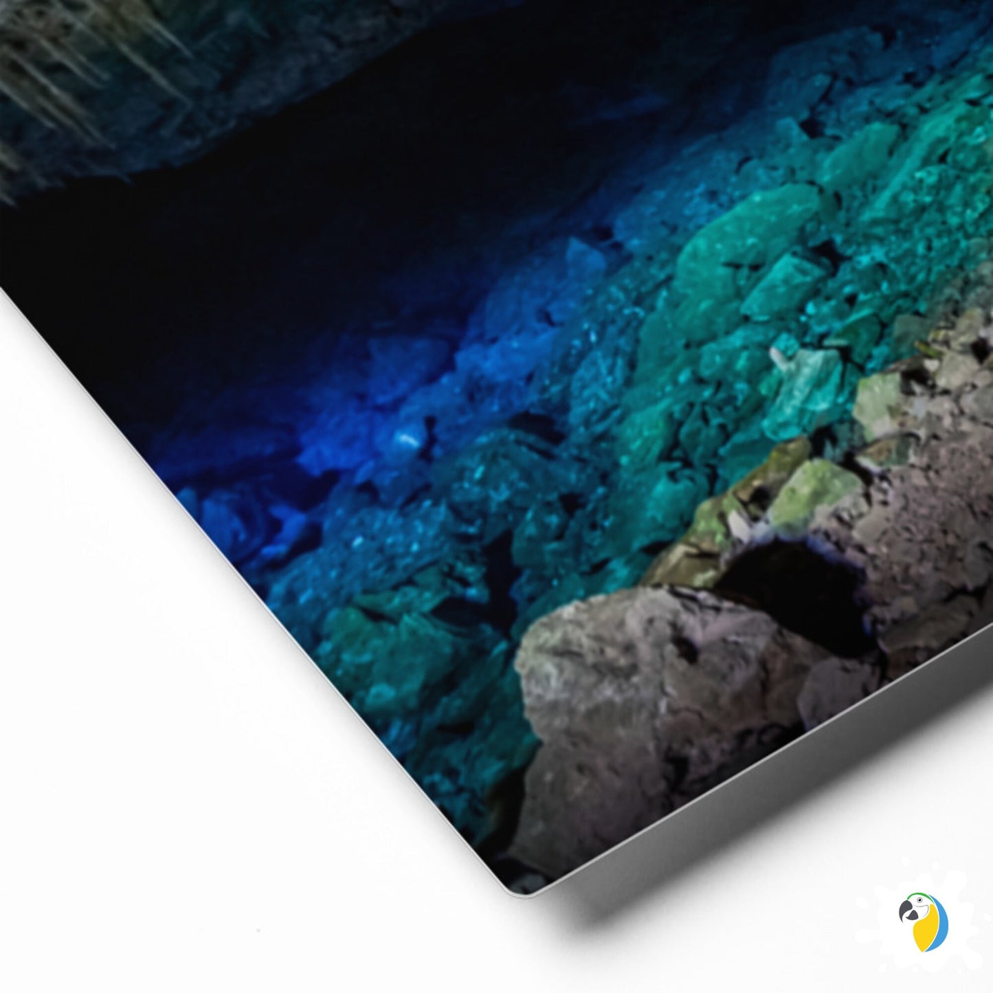 Metal Print Of Gruta Azul Bonito Brazil | Abstract Cave Photography Premium Glossy Aluminum Plaque | Brazilian Natural Wonder Wall Art Photo | Papagaio Studio Etsy Shop