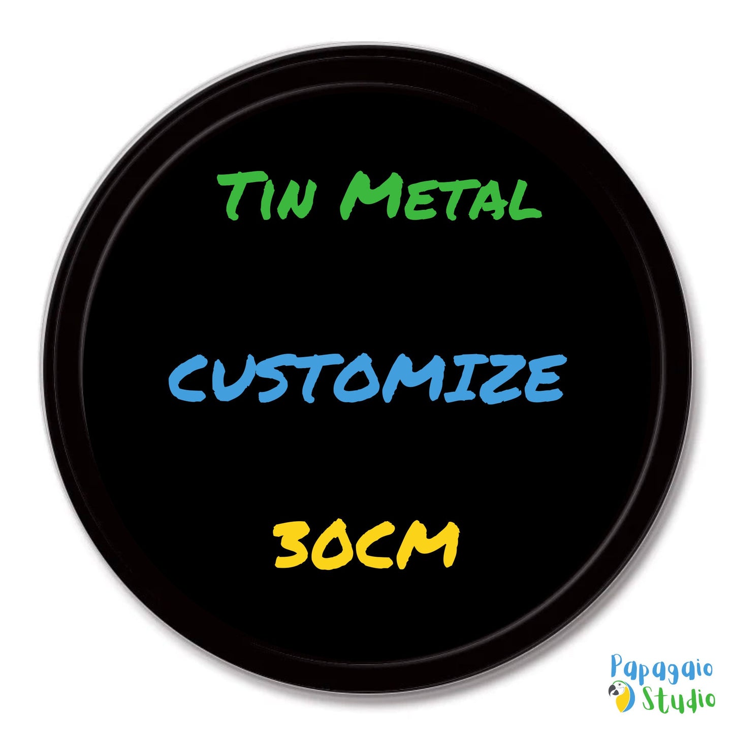 Custom Metal Sign | Customizable License Plate | Customized Vintage Tin Signs | Round & Rectangle Wall Decor Personalized Gift Plaque | Papagaio Studio Etsy Shop