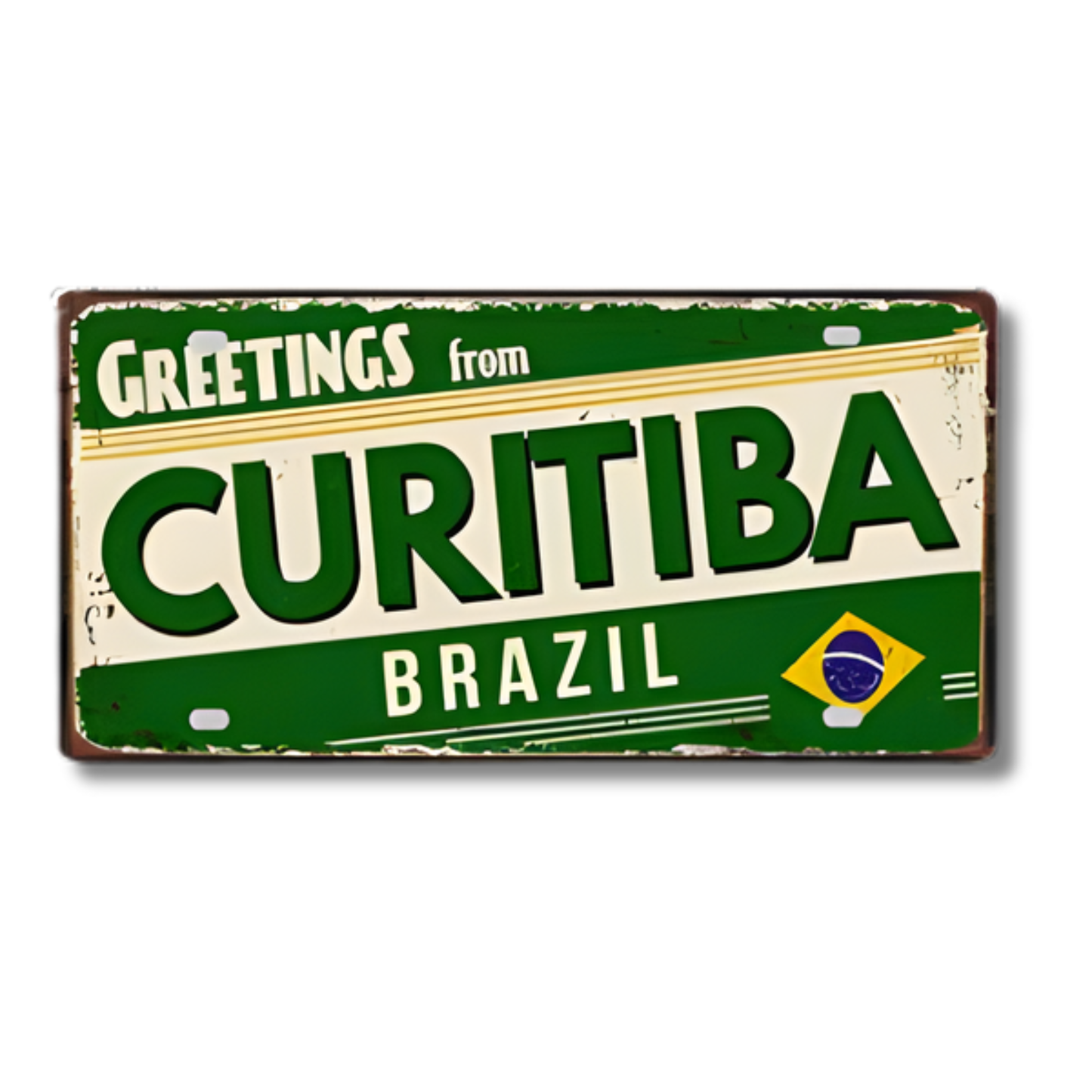 Colombia Mexico Brazil City Tin Sign • Latin America Tourist Souvenir Metal Plaque • Shabby Chic Home Decor Wall Art Gift For Latino