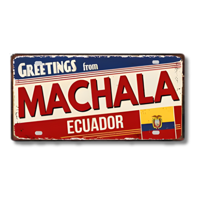 Colombia Mexico Brazil City Tin Sign • Latin America Tourist Souvenir Metal Plaque • Shabby Chic Home Decor Wall Art Gift For Latino