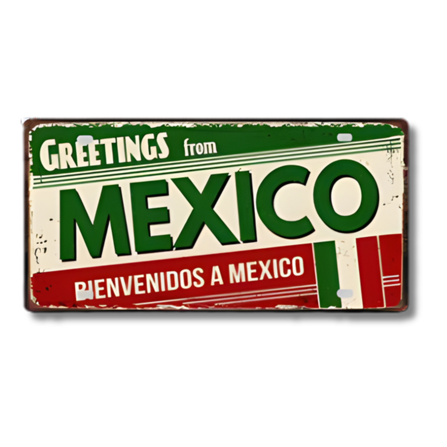 Colombia Mexico Brazil City Tin Sign • Latin America Tourist Souvenir Metal Plaque • Shabby Chic Home Decor Wall Art Gift For Latino