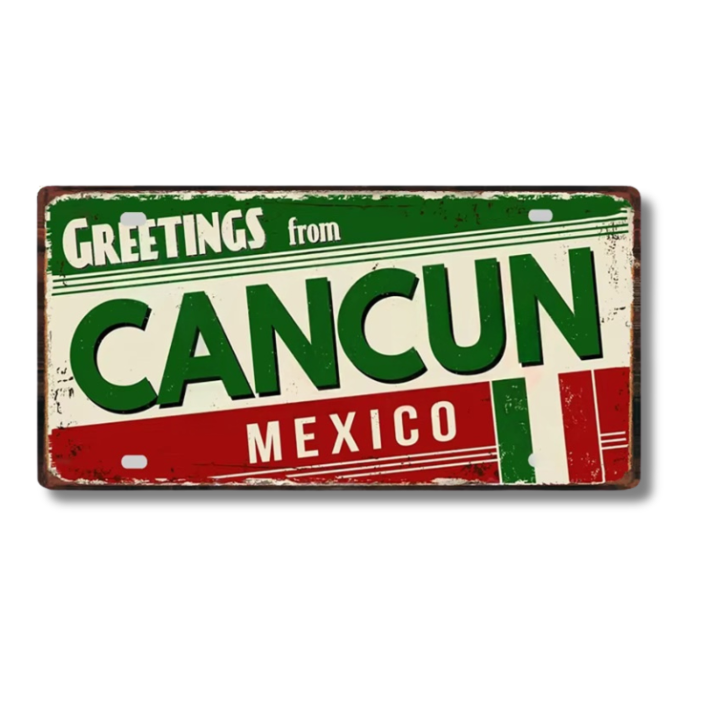 Colombia Mexico Brazil City Tin Sign • Latin America Tourist Souvenir Metal Plaque • Shabby Chic Home Decor Wall Art Gift For Latino