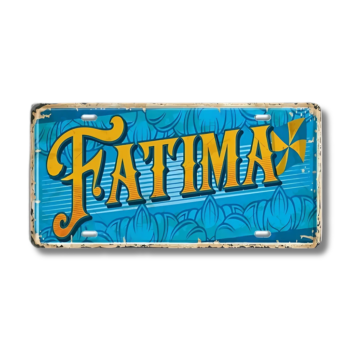 Portugal Landmark License Plate | Portuguese City Metal Sign | Vintage Decorative Plaque Wall Decor | Tin Sign Gift for Europe Travelers