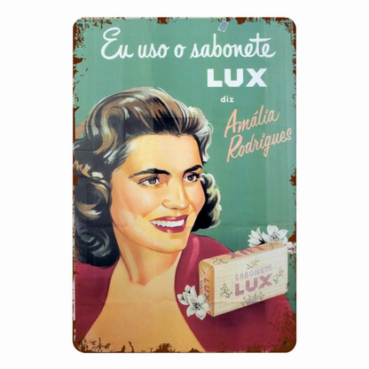 Vintage Brazilian Advertisement Tin Signs • Retro Brazil Commercial Ads Metal Plaques