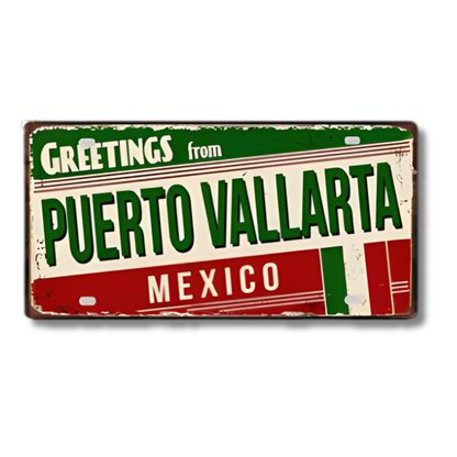 Colombia Mexico Brazil City Tin Sign • Latin America Tourist Souvenir Metal Plaque • Shabby Chic Home Decor Wall Art Gift For Latino