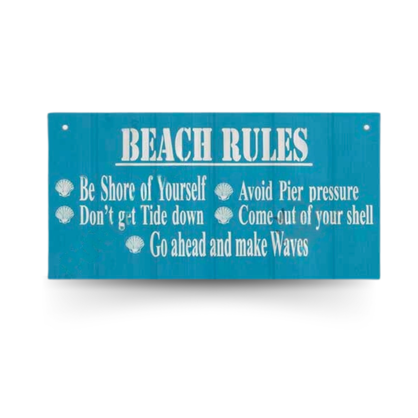 Beach Wood Sign • Summer Happy Quote Wooden Plaque • Sun Flip Flop Coastal Art MDF Print • Tropical Seaside Home Decor Art Piece • Papagaio Studio Design Shop