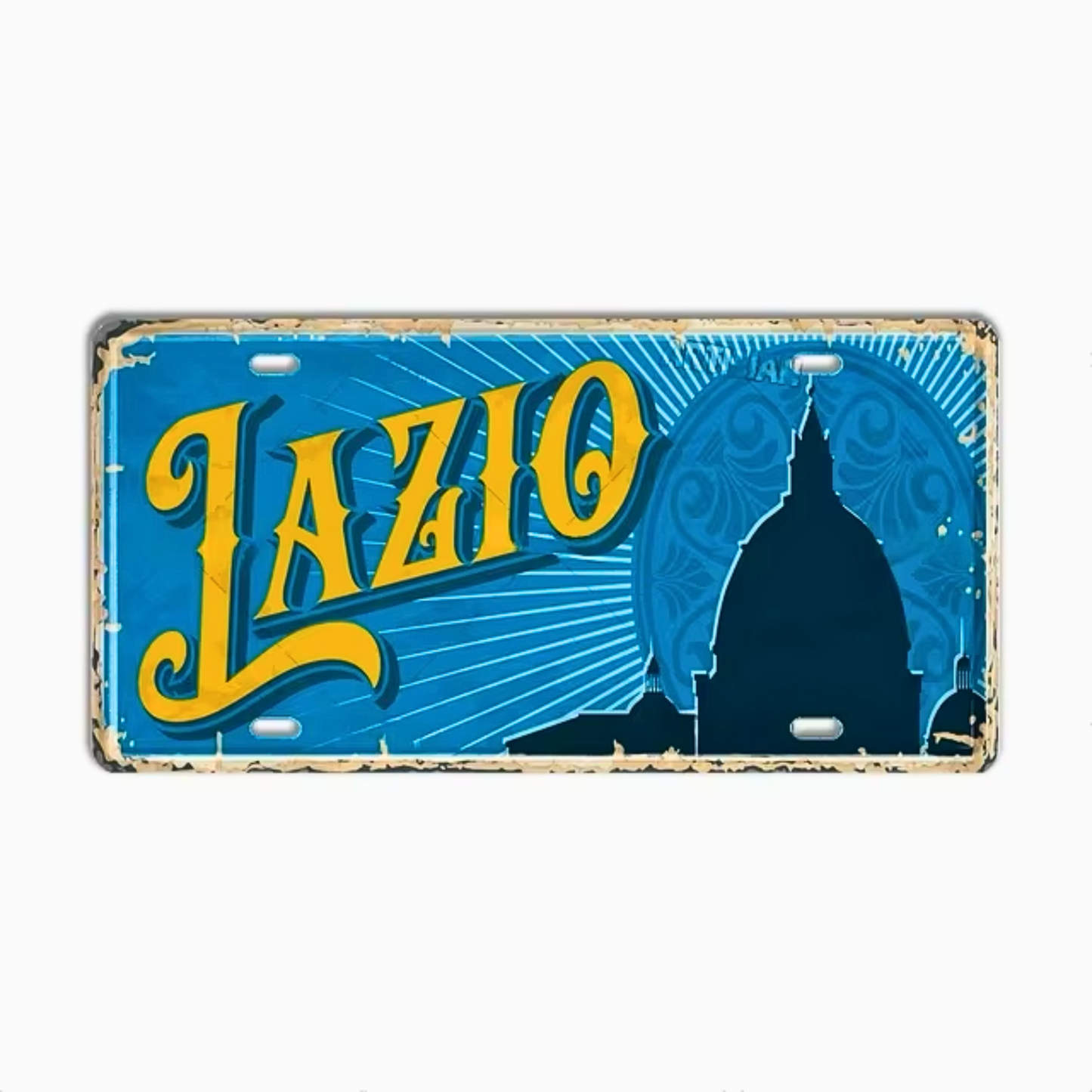 Vintage Italy Tin Signs • Retro Italian Regions And Cities License Plates