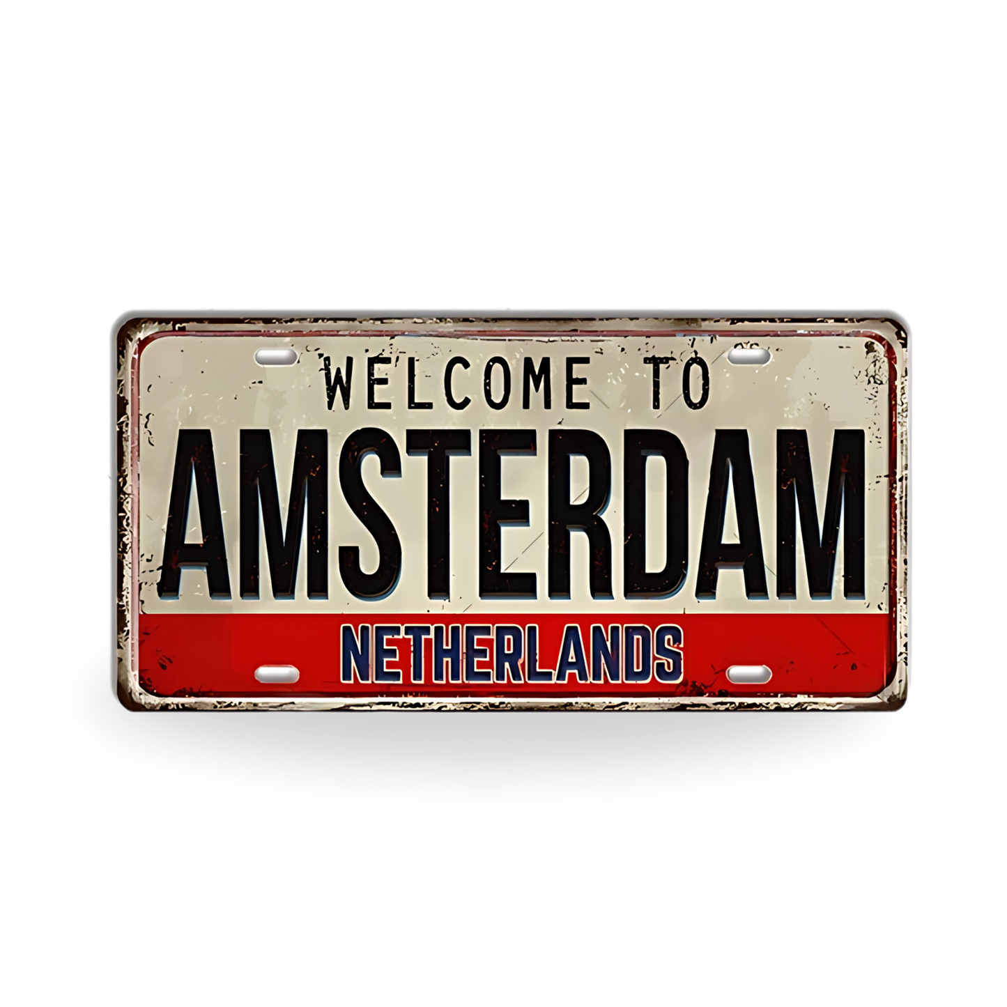 Belgium Netherlands Tin Signs • Austria Poland Metal License Plates • Czech Republic Decorative Signage • Papagaio Studio Print Shop