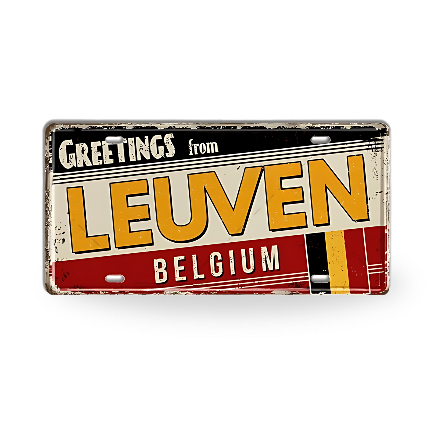 Belgium Netherlands Tin Signs • Austria Poland Metal License Plates • Czech Republic Decorative Signage • Papagaio Studio Print Shop