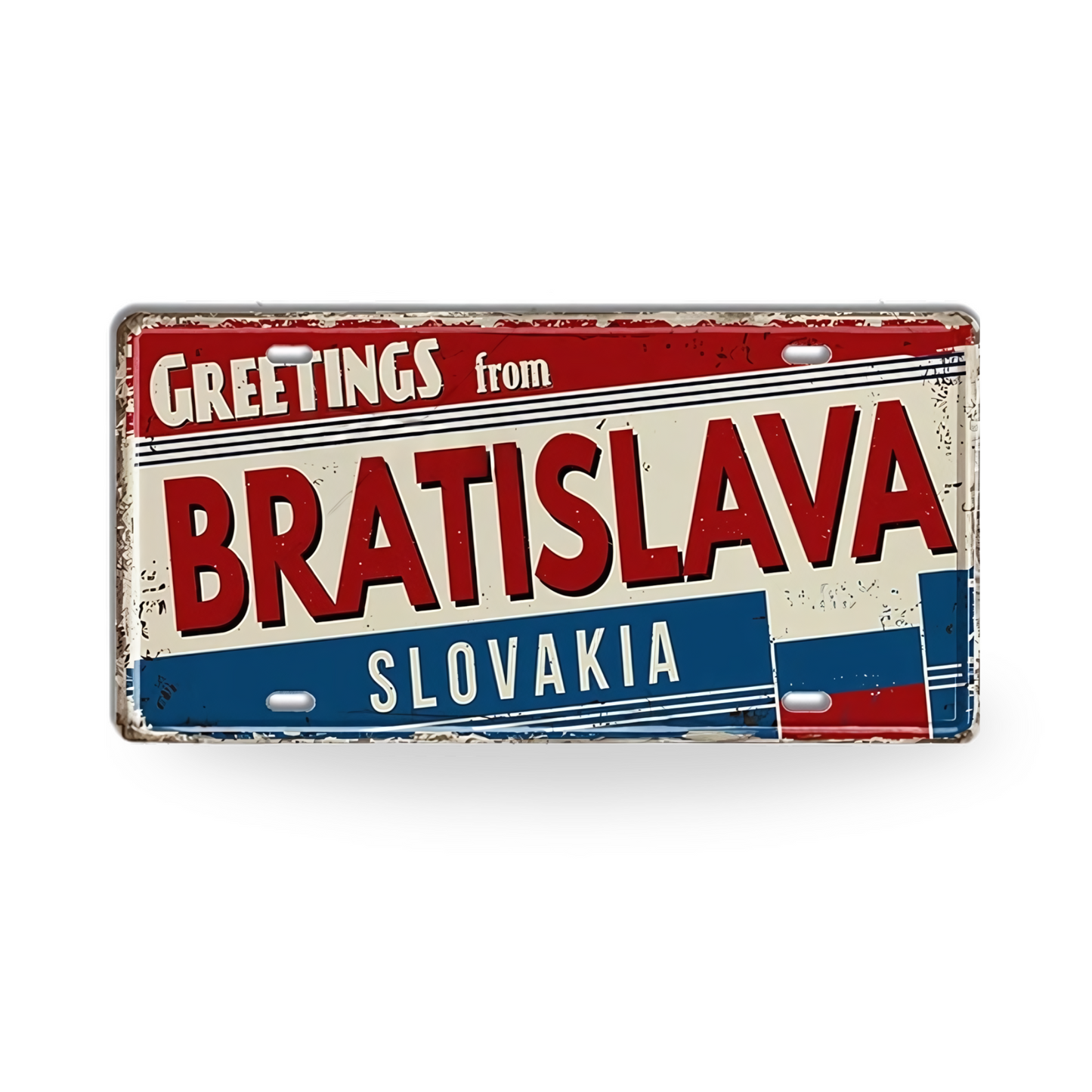 Belgium Netherlands Tin Signs • Austria Poland Metal License Plates • Czech Republic Decorative Signage • Papagaio Studio Print Shop