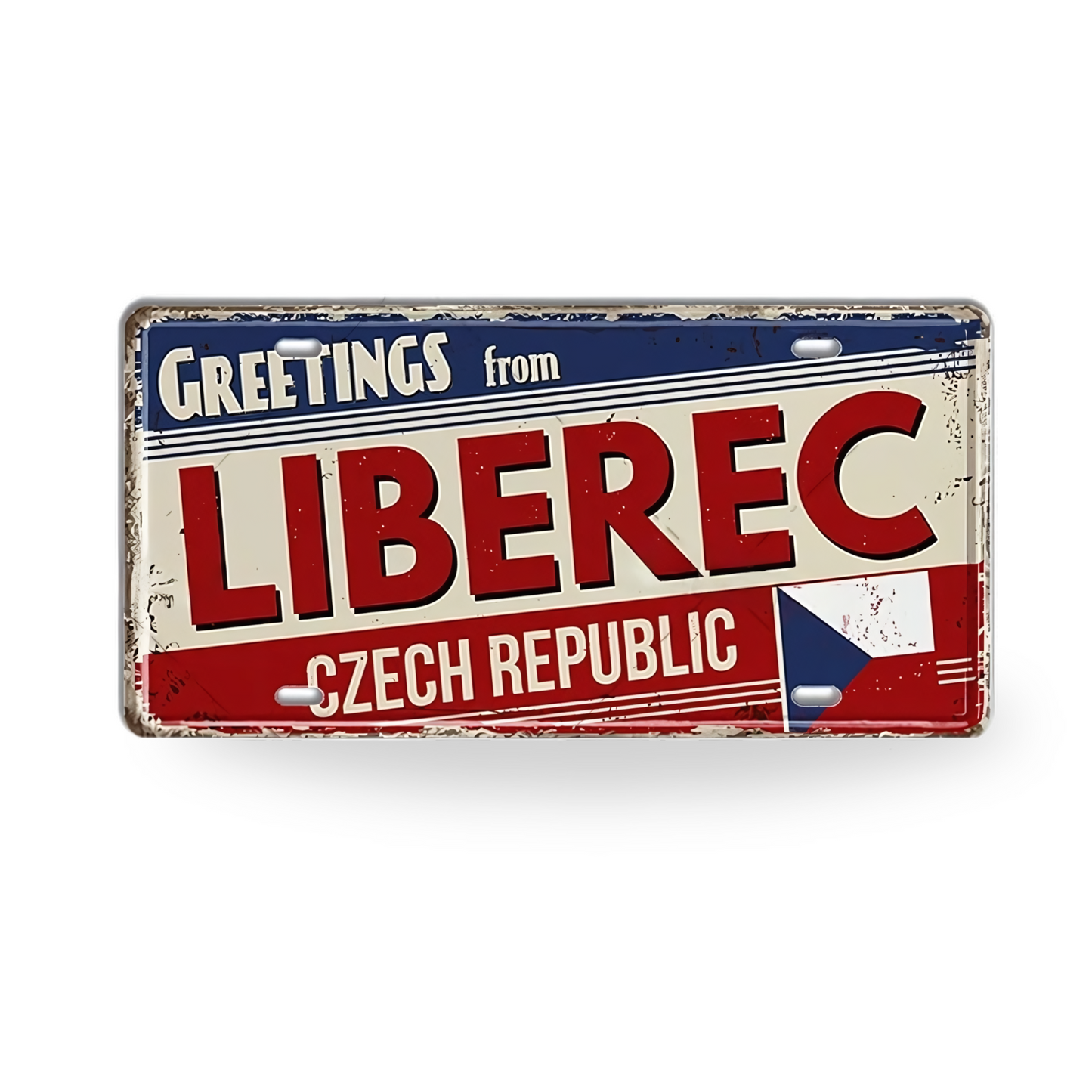 Belgium Netherlands Tin Signs • Austria Poland Metal License Plates • Czech Republic Decorative Signage • Papagaio Studio Print Shop