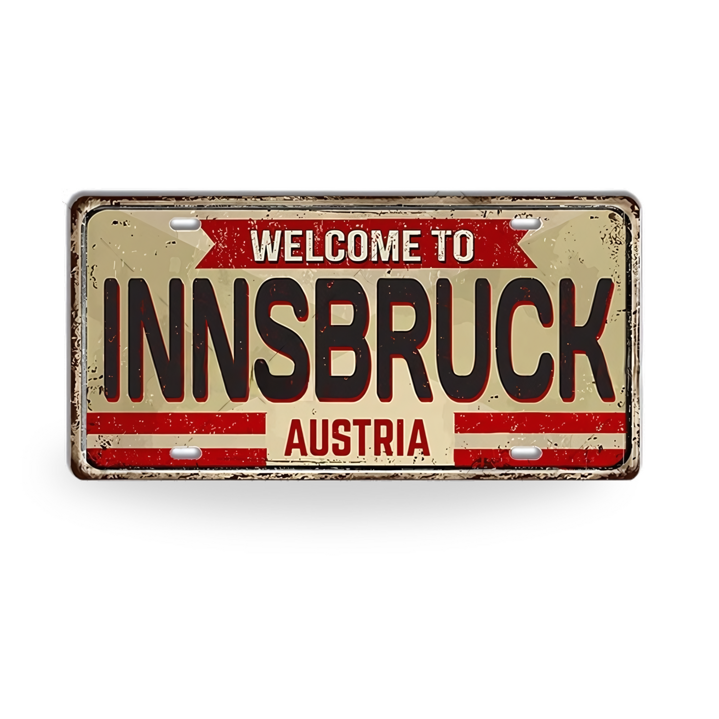 Belgium Netherlands Tin Signs • Austria Poland Metal License Plates • Czech Republic Decorative Signage • Papagaio Studio Print Shop