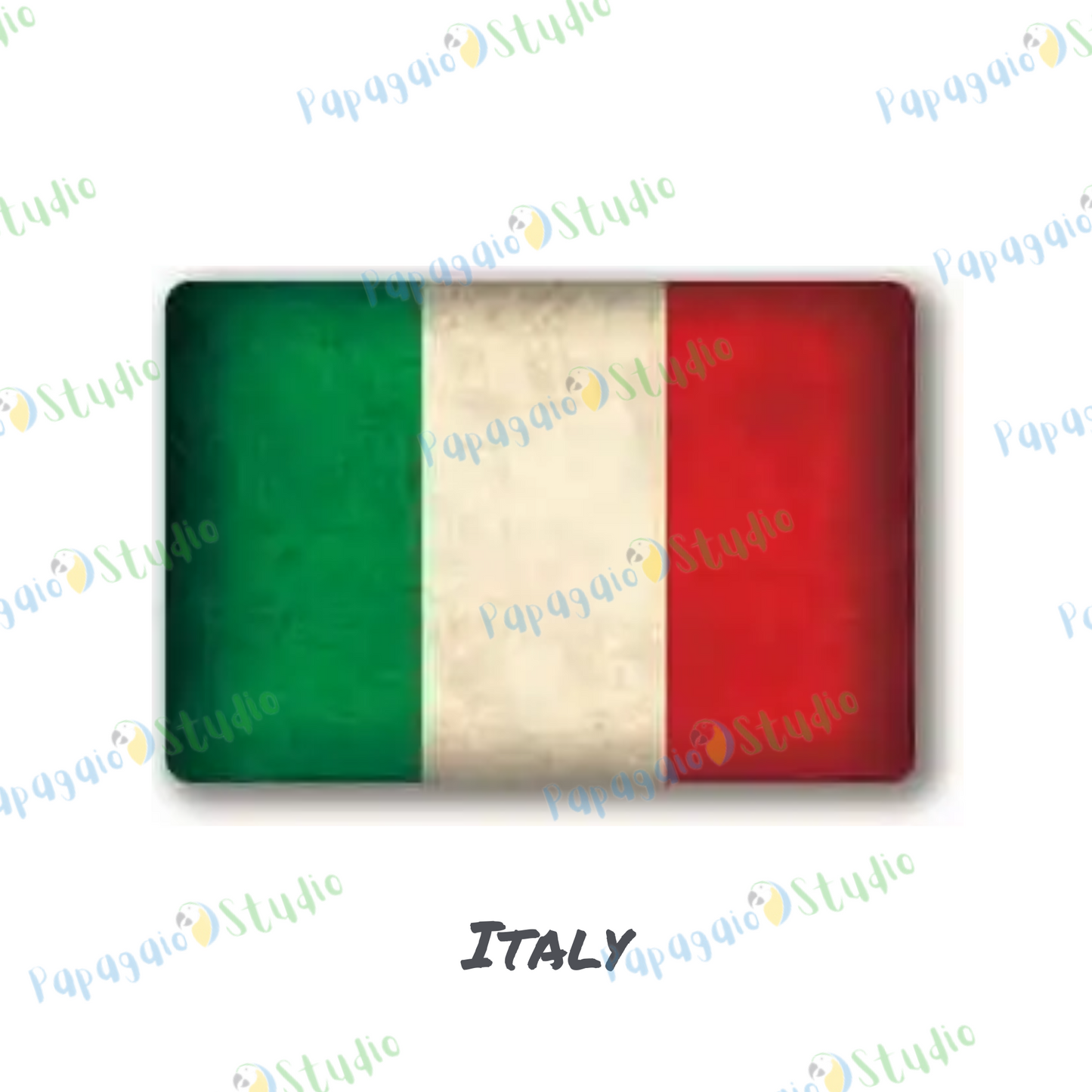 Europe National Flags Tin Sign • Retro Country Metal Print • Vintage European Nations Wall Art Decor For Home, Bar, Office, Cafe • Papagaio Studio Design Shop