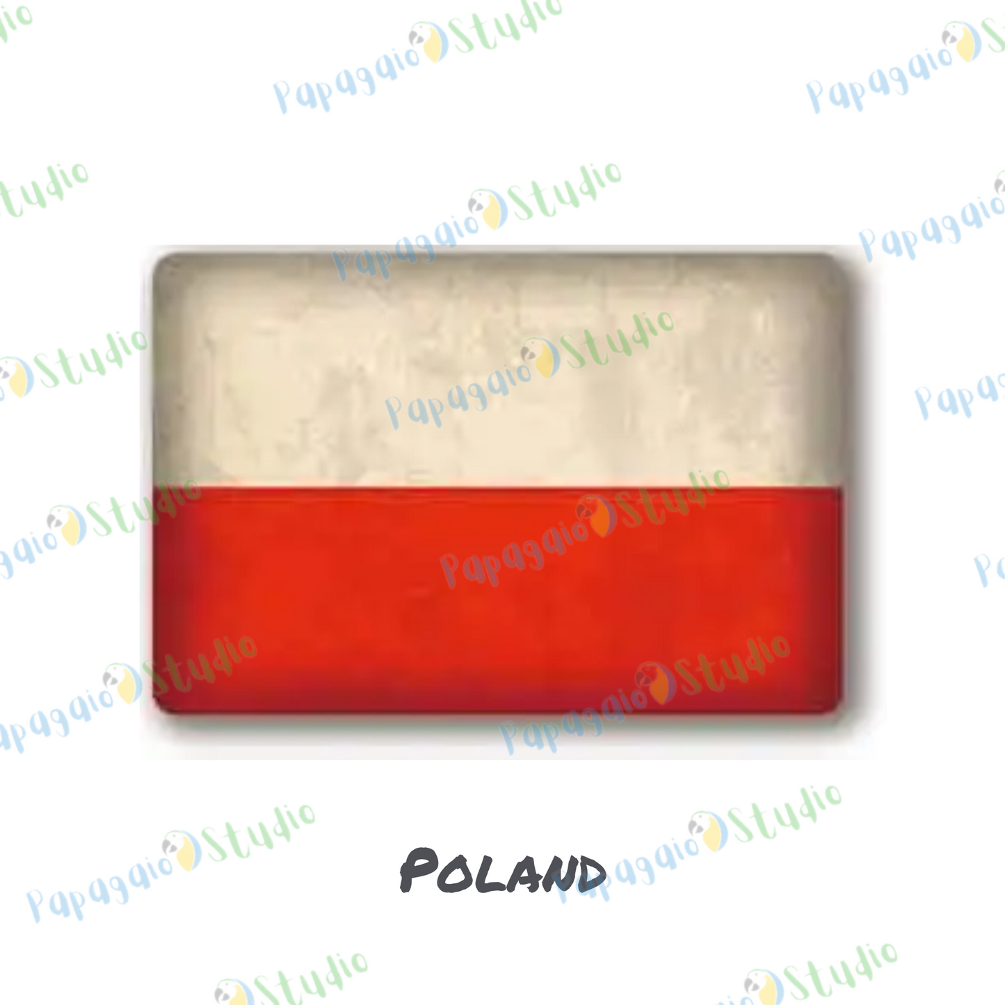 Europe National Flags Tin Sign • Retro Country Metal Print • Vintage European Nations Wall Art Decor For Home, Bar, Office, Cafe • Papagaio Studio Design Shop