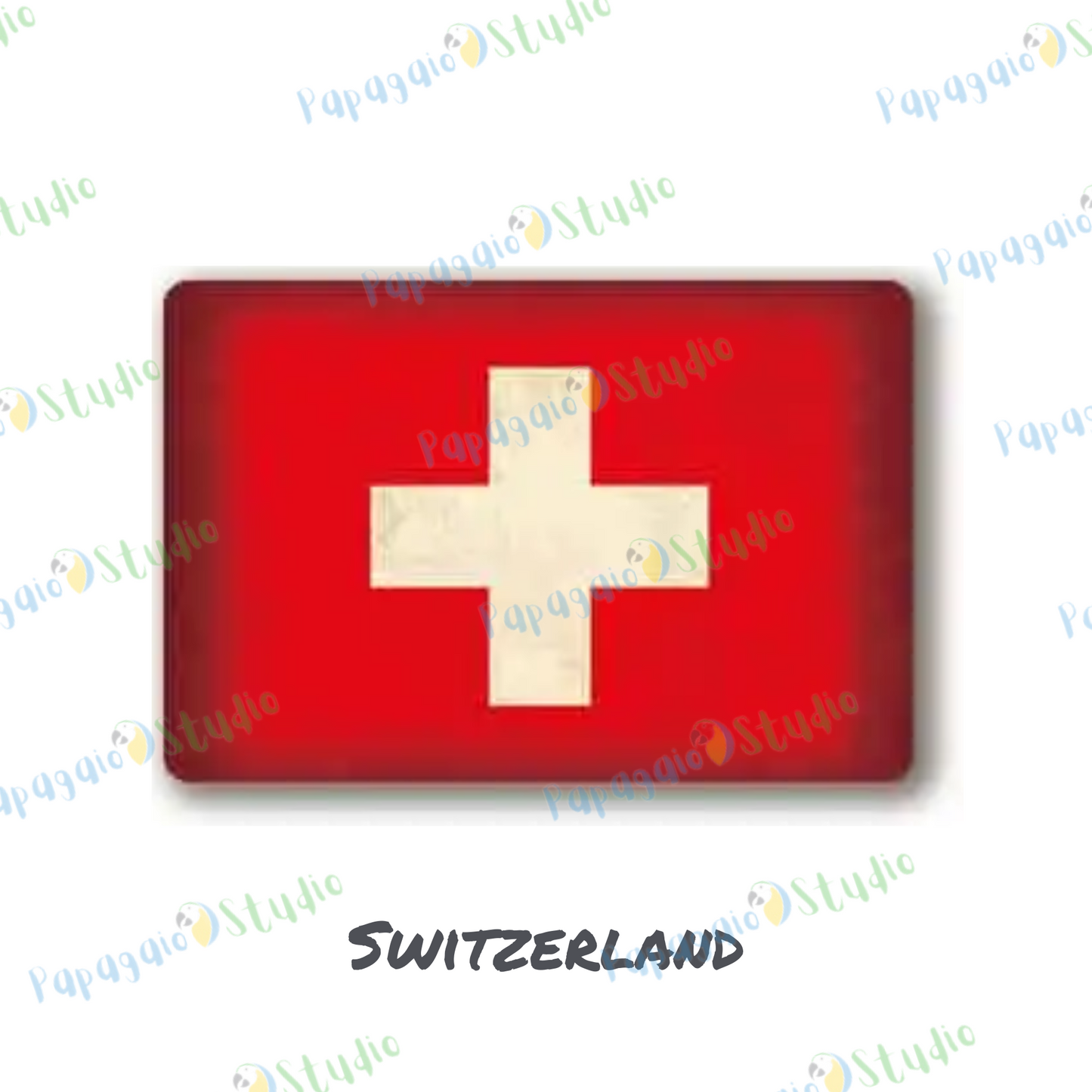 Europe National Flags Tin Sign • Retro Country Metal Print • Vintage European Nations Wall Art Decor For Home, Bar, Office, Cafe • Papagaio Studio Design Shop