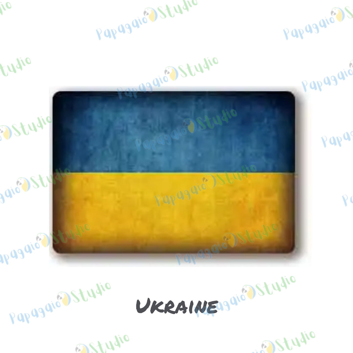 Europe National Flags Tin Sign • Retro Country Metal Print • Vintage European Nations Wall Art Decor For Home, Bar, Office, Cafe • Papagaio Studio Design Shop