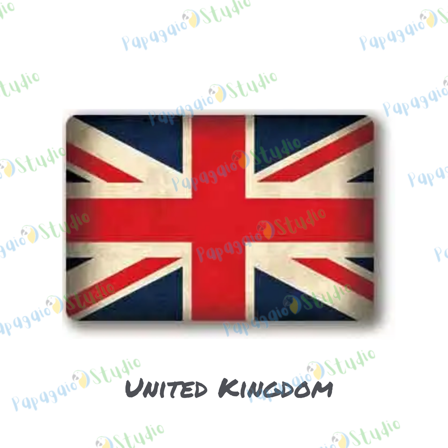 Europe National Flags Tin Sign • Retro Country Metal Print • Vintage European Nations Wall Art Decor For Home, Bar, Office, Cafe • Papagaio Studio Design Shop