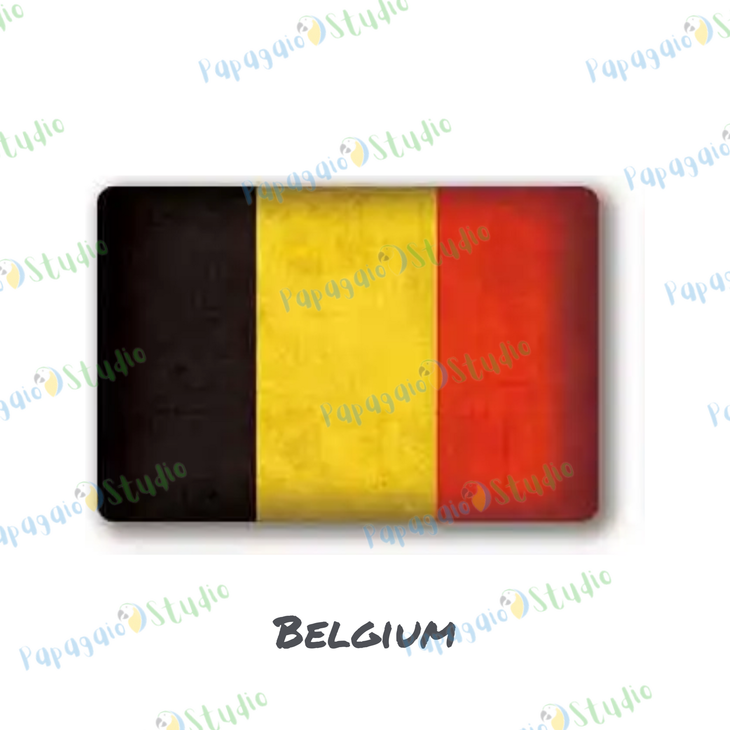 Europe National Flags Tin Sign • Retro Country Metal Print • Vintage European Nations Wall Art Decor For Home, Bar, Office, Cafe • Papagaio Studio Design Shop