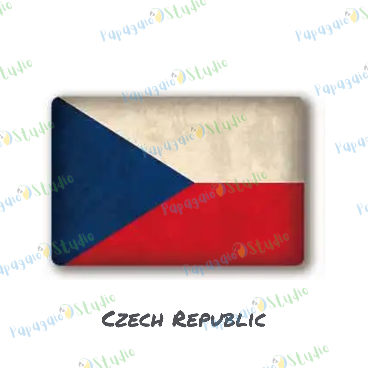 Europe National Flags Tin Sign • Retro Country Metal Print • Vintage European Nations Wall Art Decor For Home, Bar, Office, Cafe • Papagaio Studio Design Shop