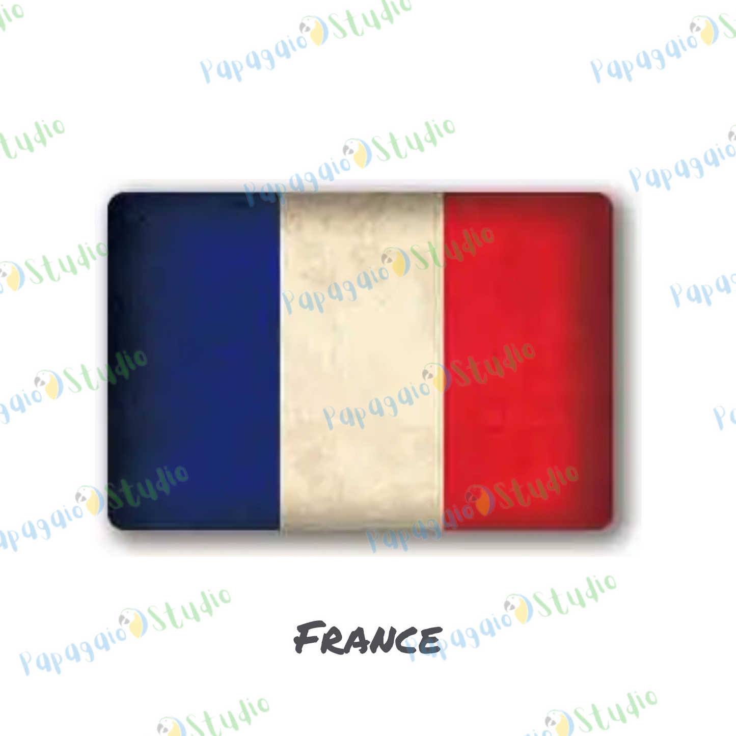 Europe National Flags Tin Sign • Retro Country Metal Print • Vintage European Nations Wall Art Decor For Home, Bar, Office, Cafe • Papagaio Studio Design Shop