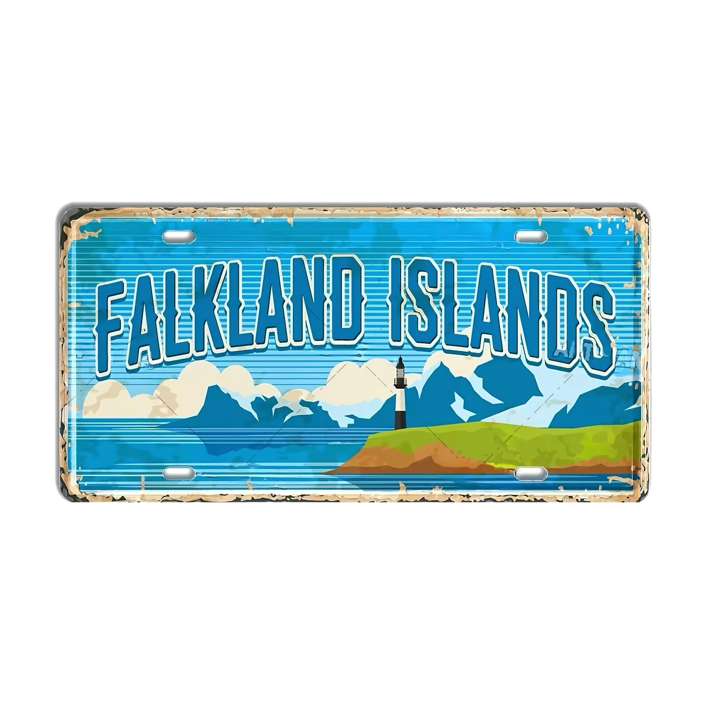 Britain Scotland Northern Ireland Landmark License Plate • England UK Metal Tin Sign • United Kingdom Cities & Territories Metal Sign •Papagaio Studio Design Shop