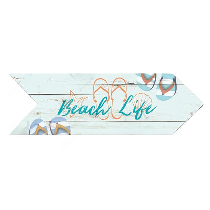 Coastal Charm Arrow Signs - 24 Beach-Inspired Designs • Papagaio Studio Design Shop