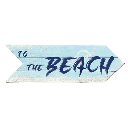 Coastal Charm Arrow Signs - 24 Beach-Inspired Designs • Papagaio Studio Design Shop