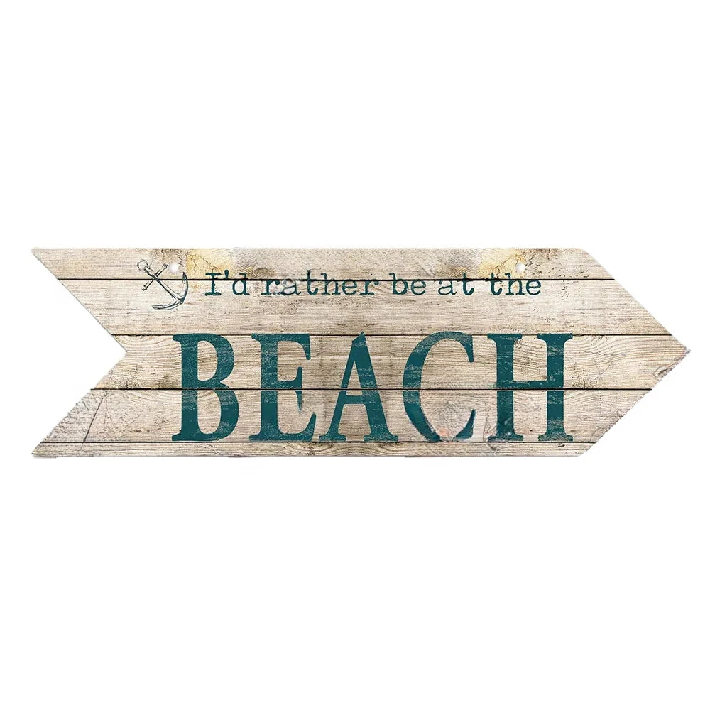 Coastal Charm Arrow Signs - 24 Beach-Inspired Designs • Papagaio Studio Design Shop