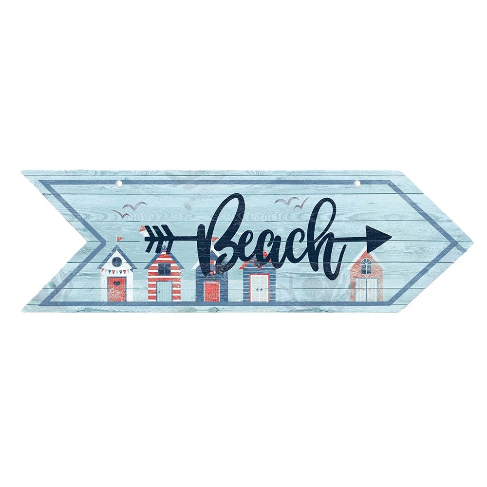 Coastal Charm Arrow Signs - 24 Beach-Inspired Designs • Papagaio Studio Design Shop